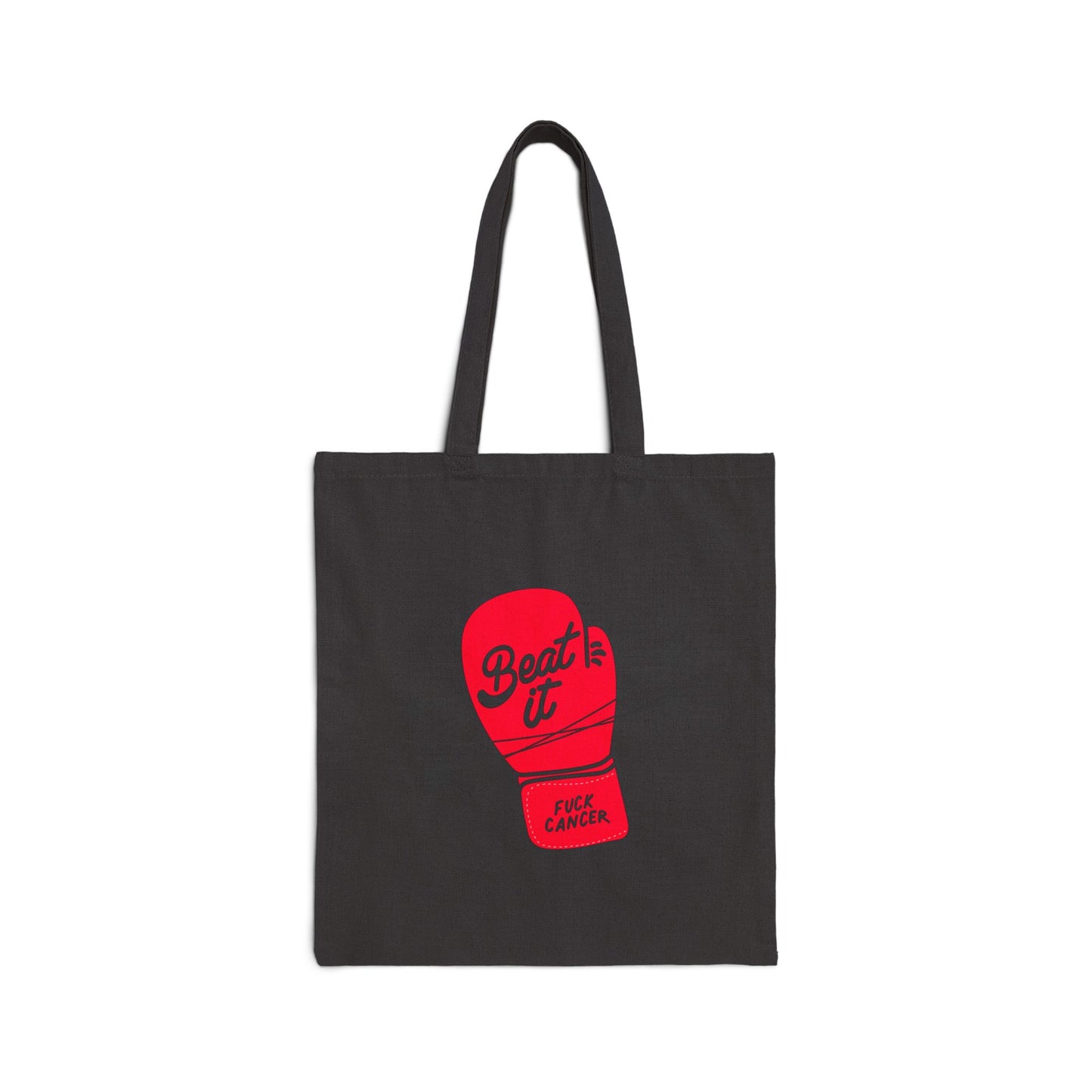 “Beat It (F* Cancer)” Boxing Glove Tote Bag**