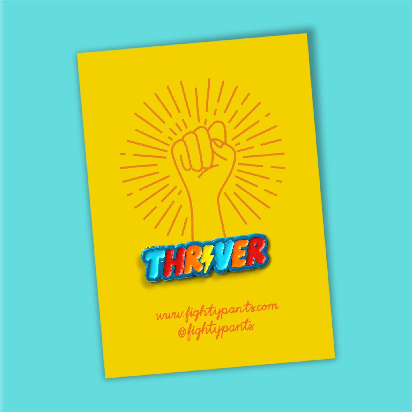 Thriver Enamel Pin