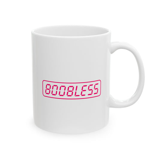 Boobless Ceramic Mug, 11Oz