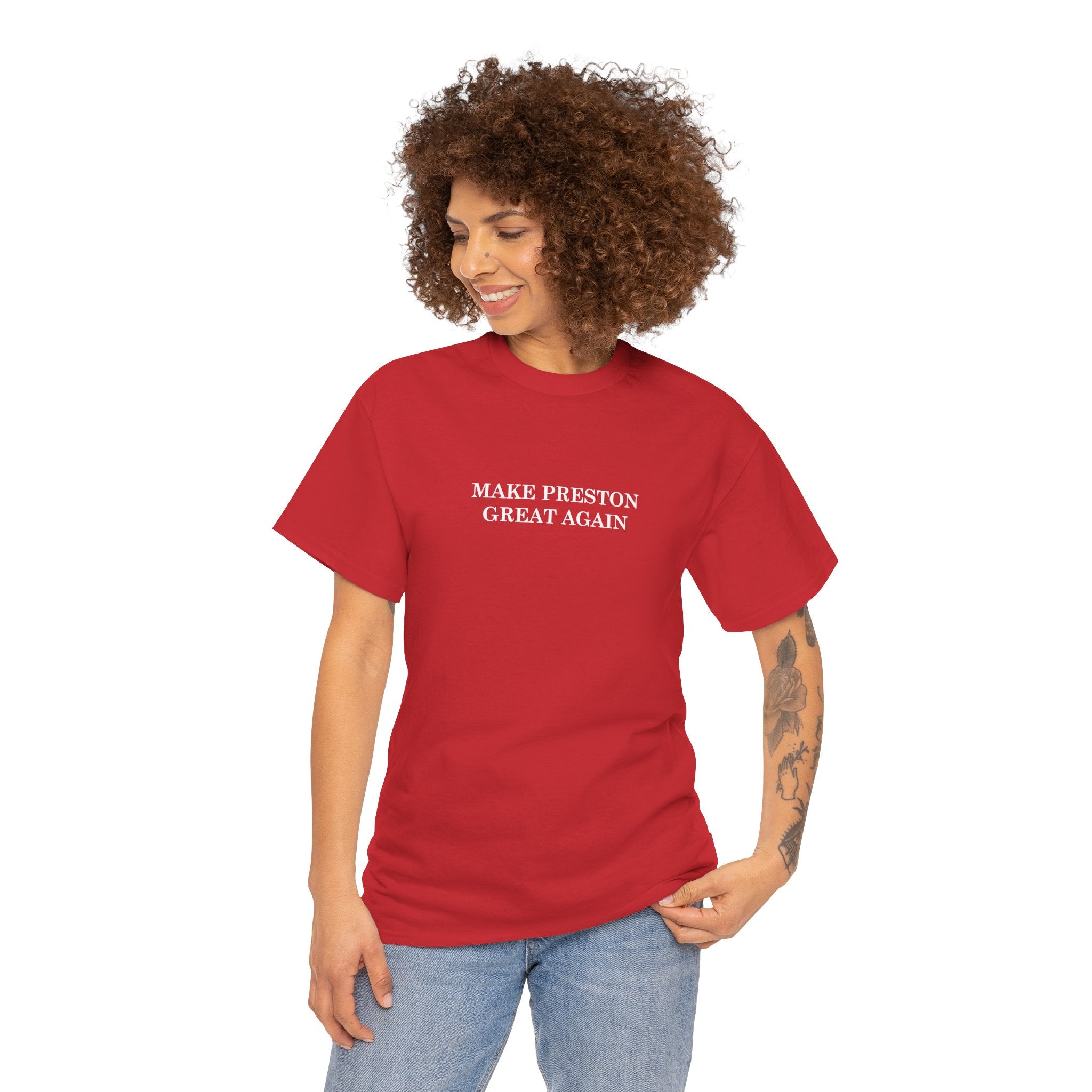 MAKE PRESTON GREAT AGAIN cotton tee