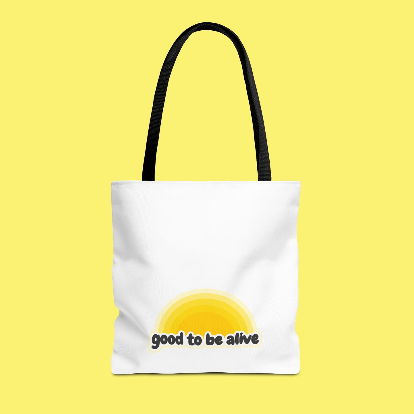 Good To Be Alive Tote Bag. Birthday gift, chemo gift. Manifestation law of attraction