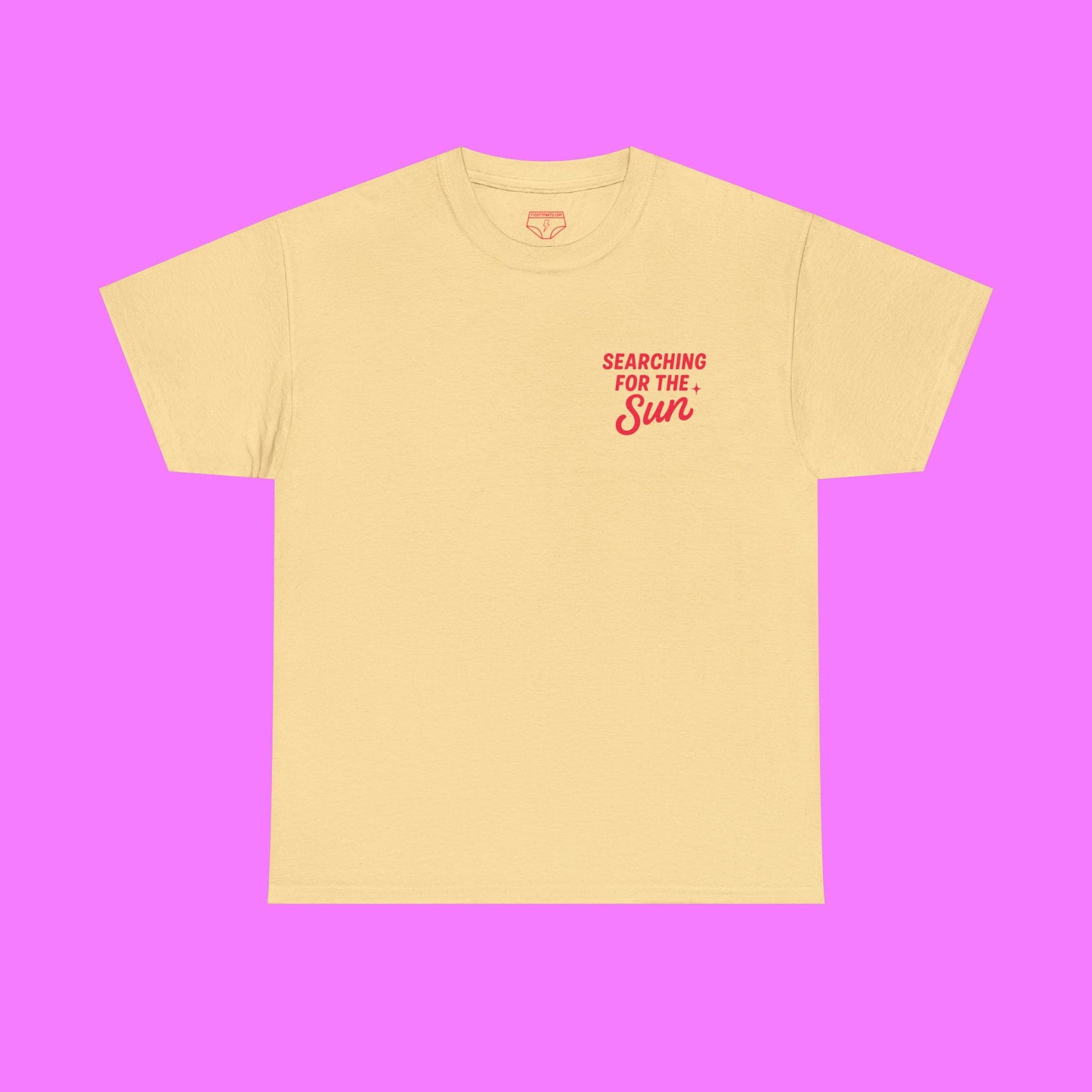 Searching for the Sun T-Shirt – Gentle Quote Tee for  Quiet Strength & Hope