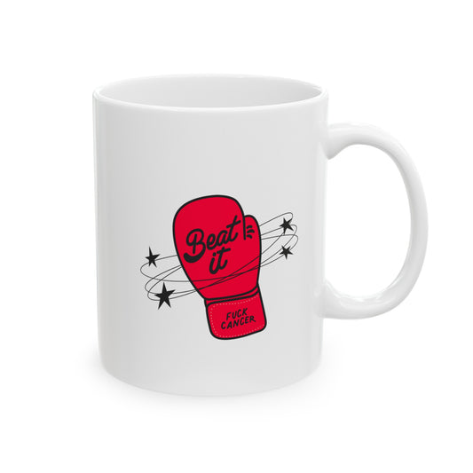 Beat It Ceramic Mug, 11Oz
