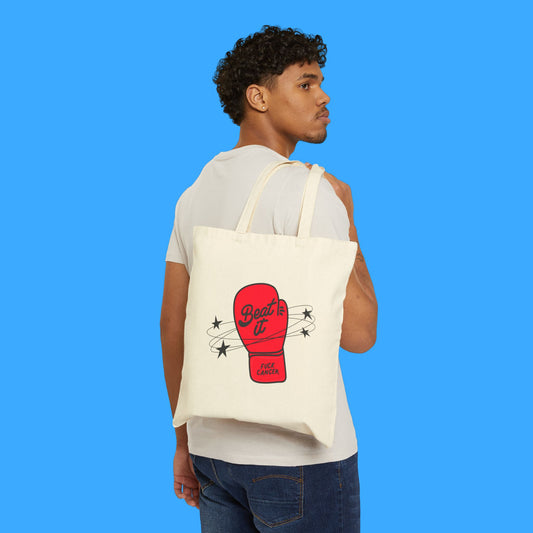 “Beat It (F* Cancer)” Boxing Glove Tote Bag**