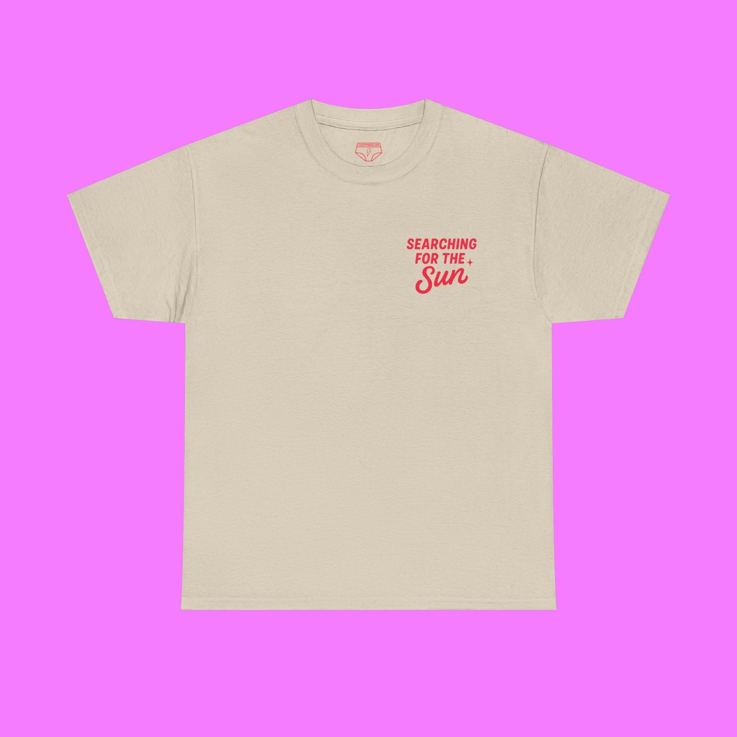 Searching for the Sun T-Shirt – Gentle Quote Tee for  Quiet Strength & Hope