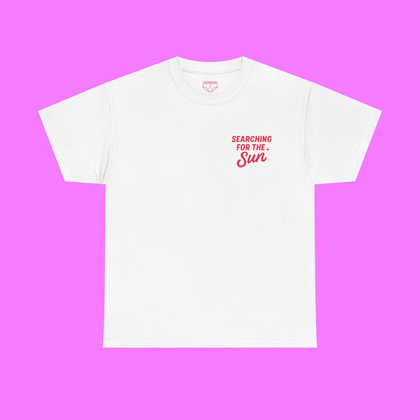 Searching for the Sun T-Shirt – Gentle Quote Tee for  Quiet Strength & Hope