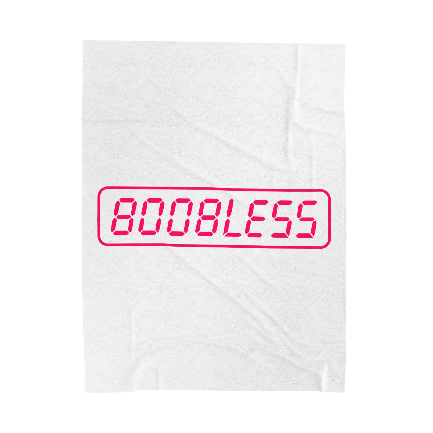 Boobless Velveteen Plush Blanket