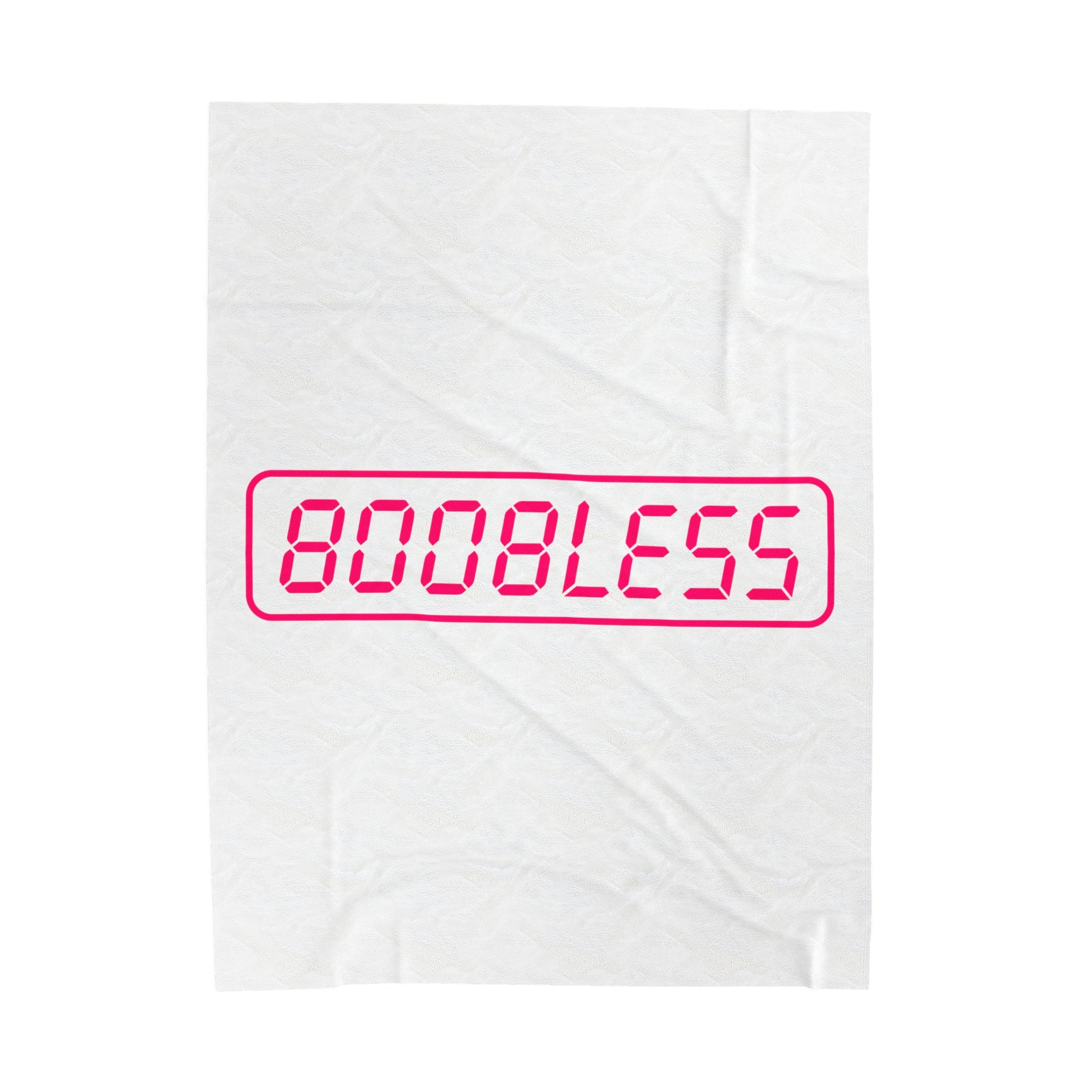 Boobless Velveteen Plush Blanket