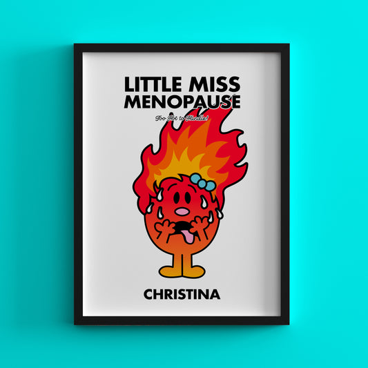 Little Miss Menopause Personalised Print