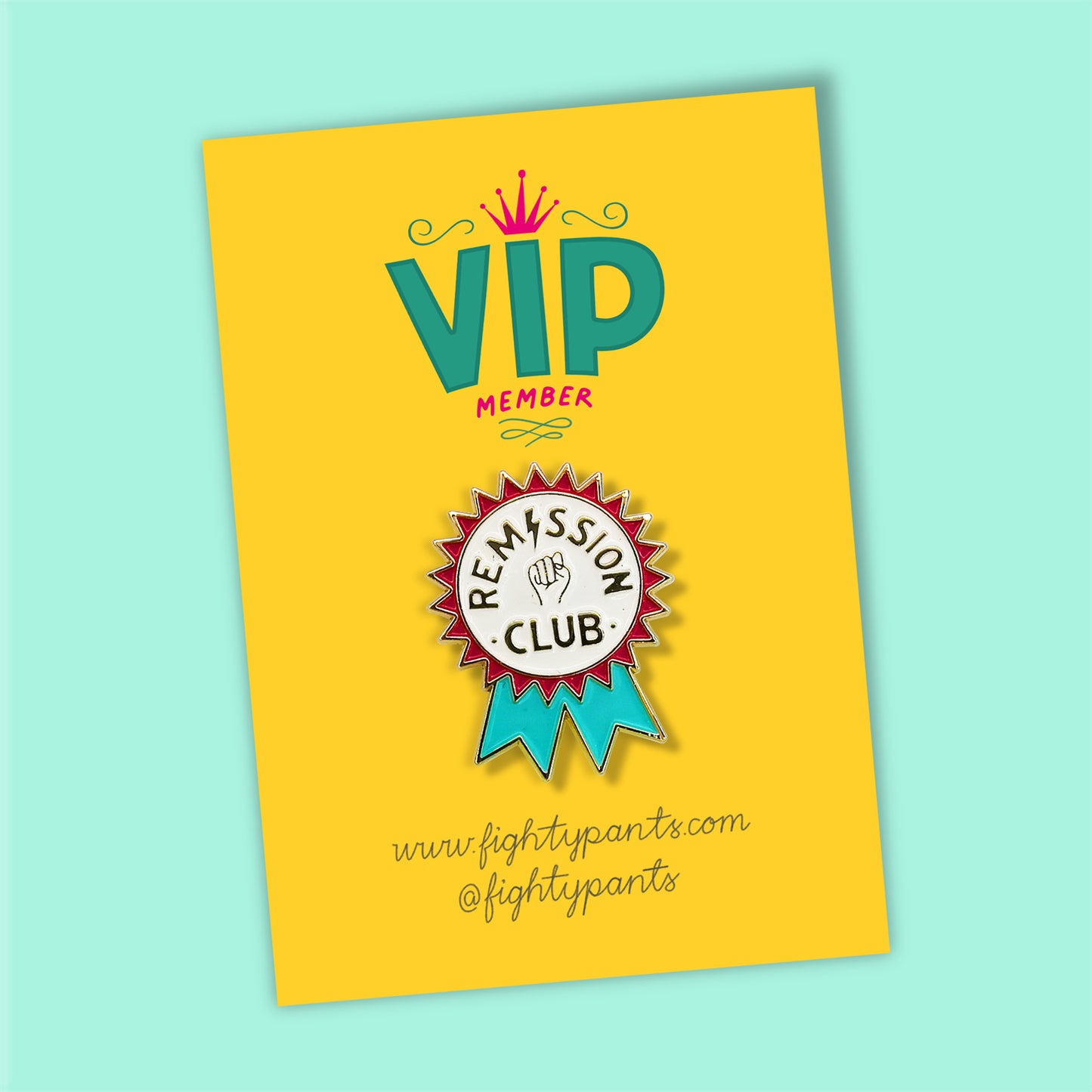 Remission Club Enamel Pin