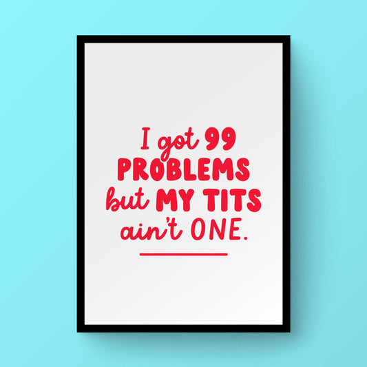 I Got 99 Problems But My Tits Ain't One