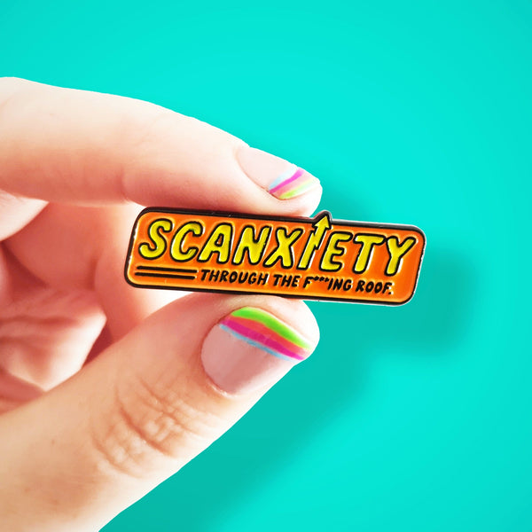 Scanxiety Enamel Pin