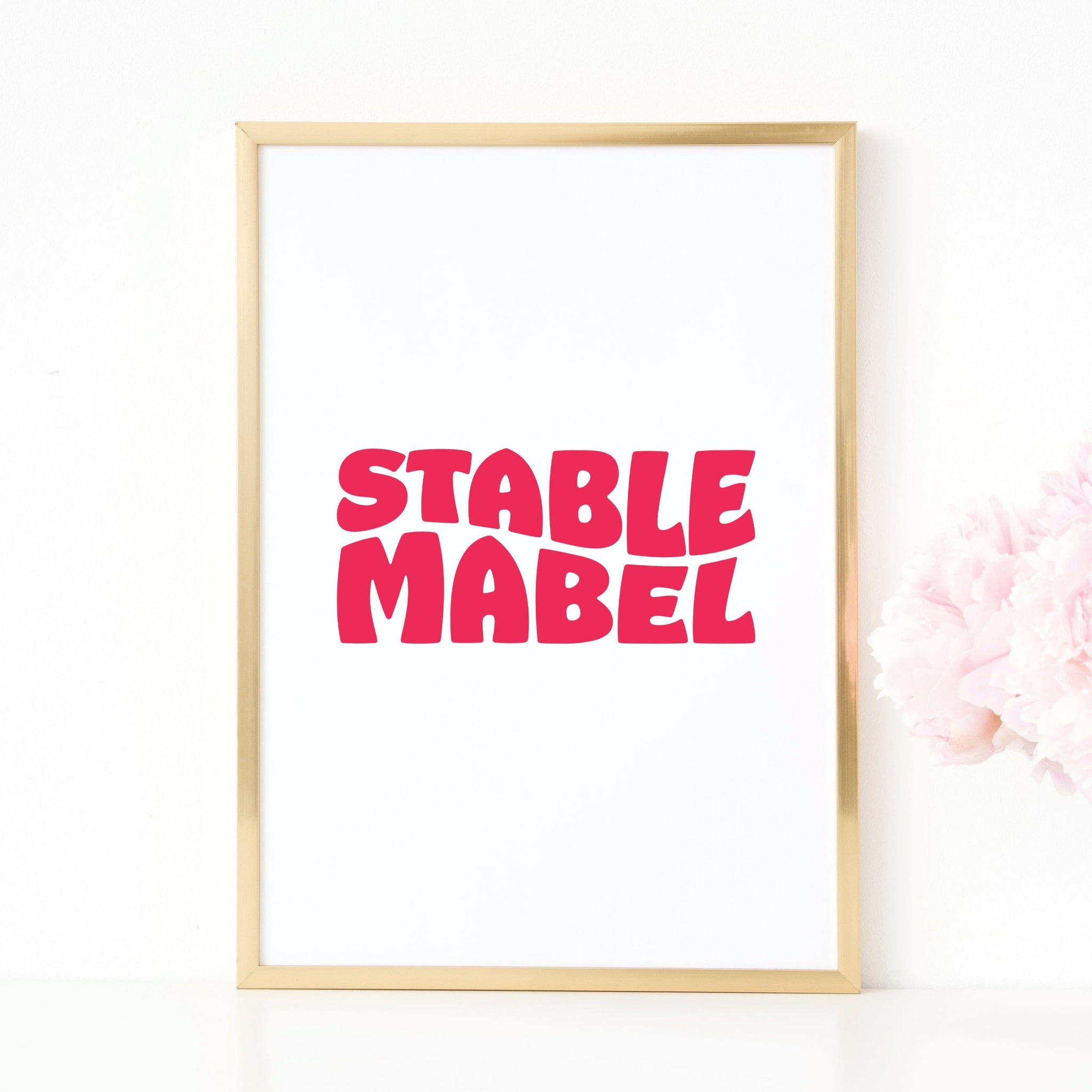 Stable Mabel Print