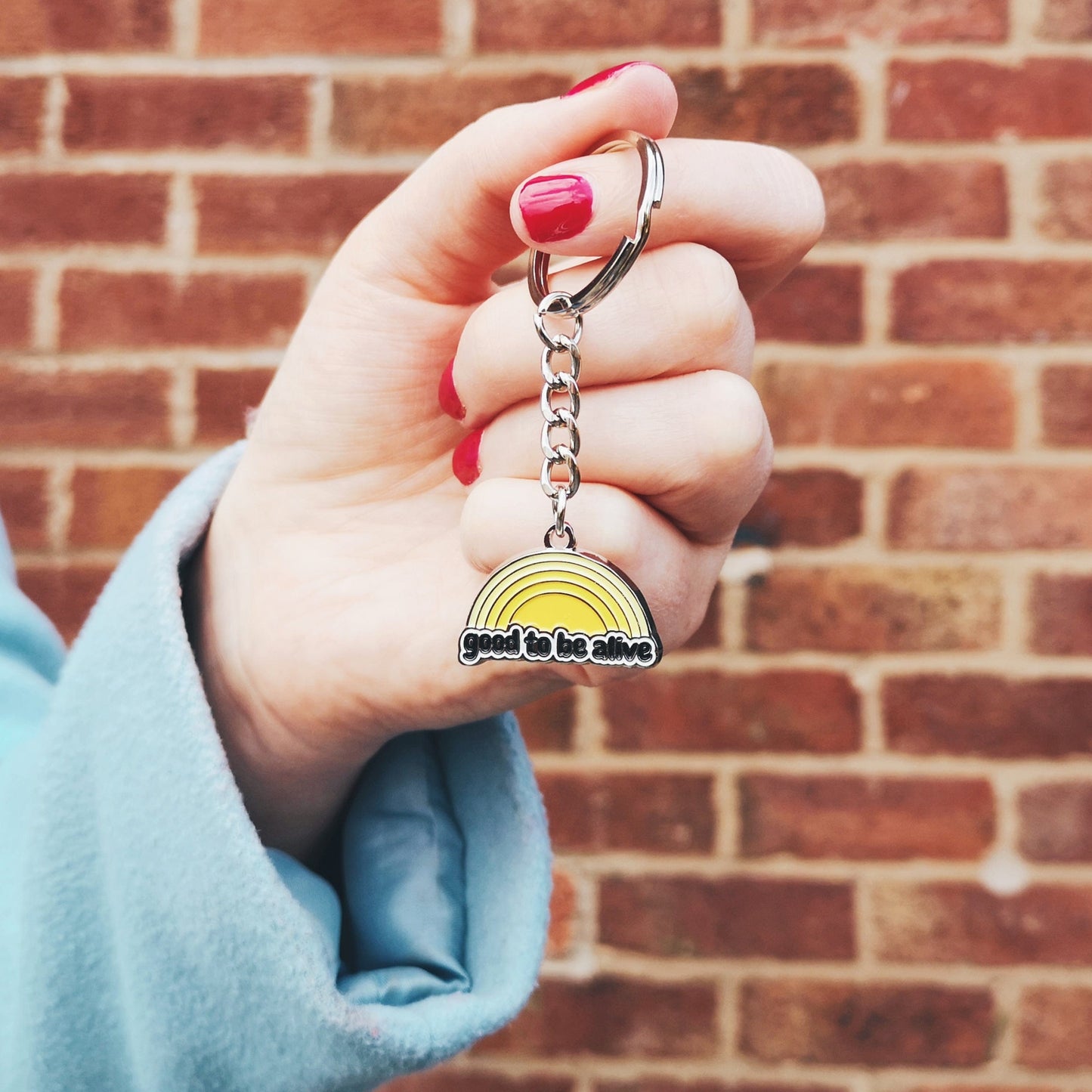 Good To Be Alive Keyring